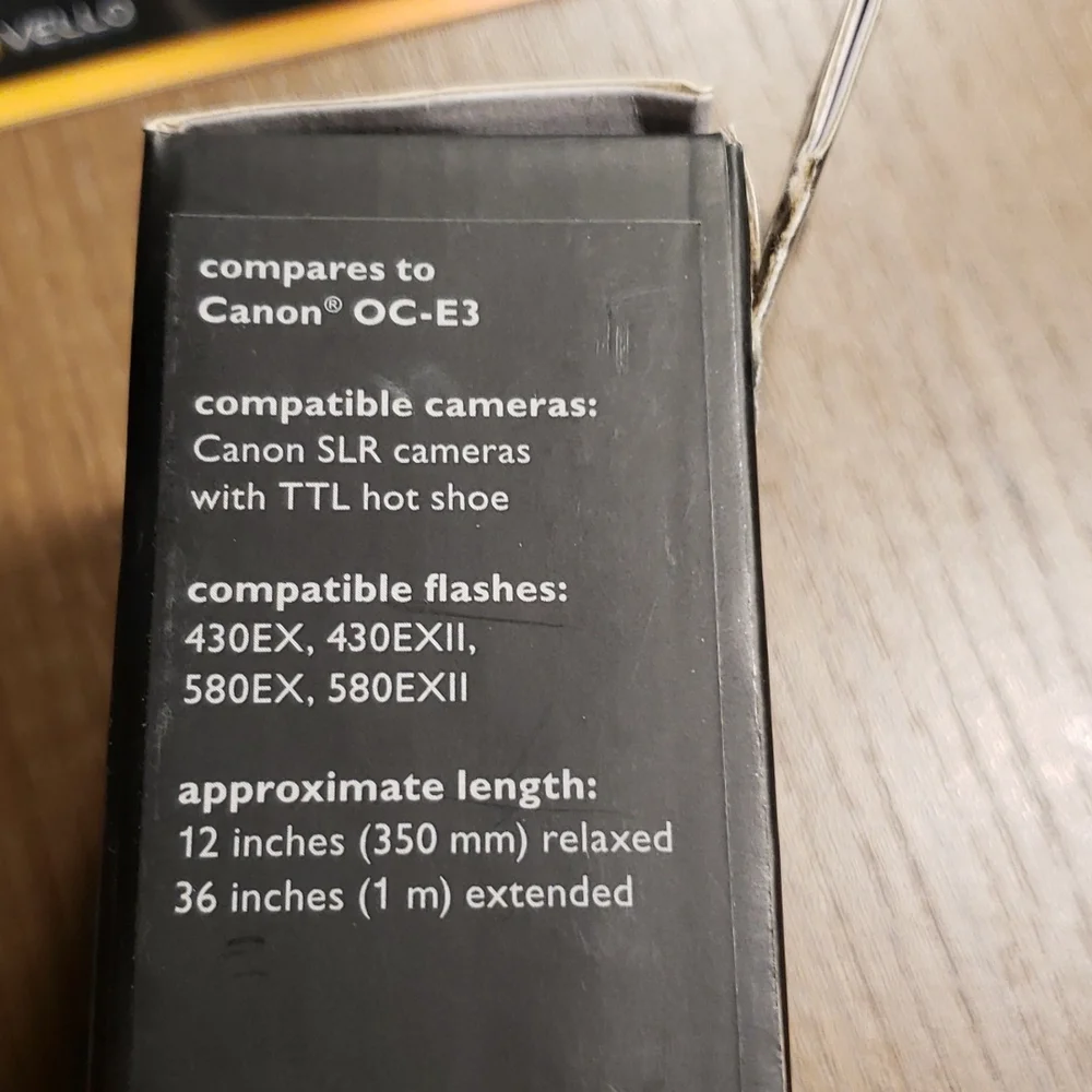 NIB 3 ft cord for Canon camera
